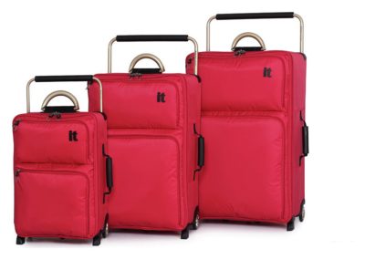 IT Worlds Lightest - Small Wheel Suitcase & Travel Liquid Bag